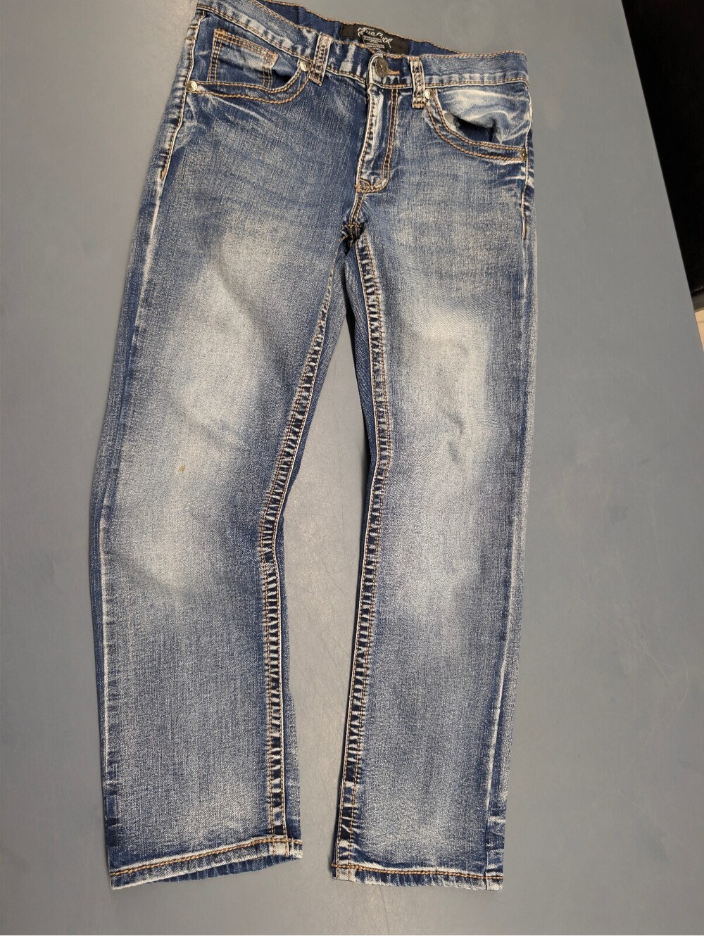 True Luck Men's 30x30 Blue Denim Jeans